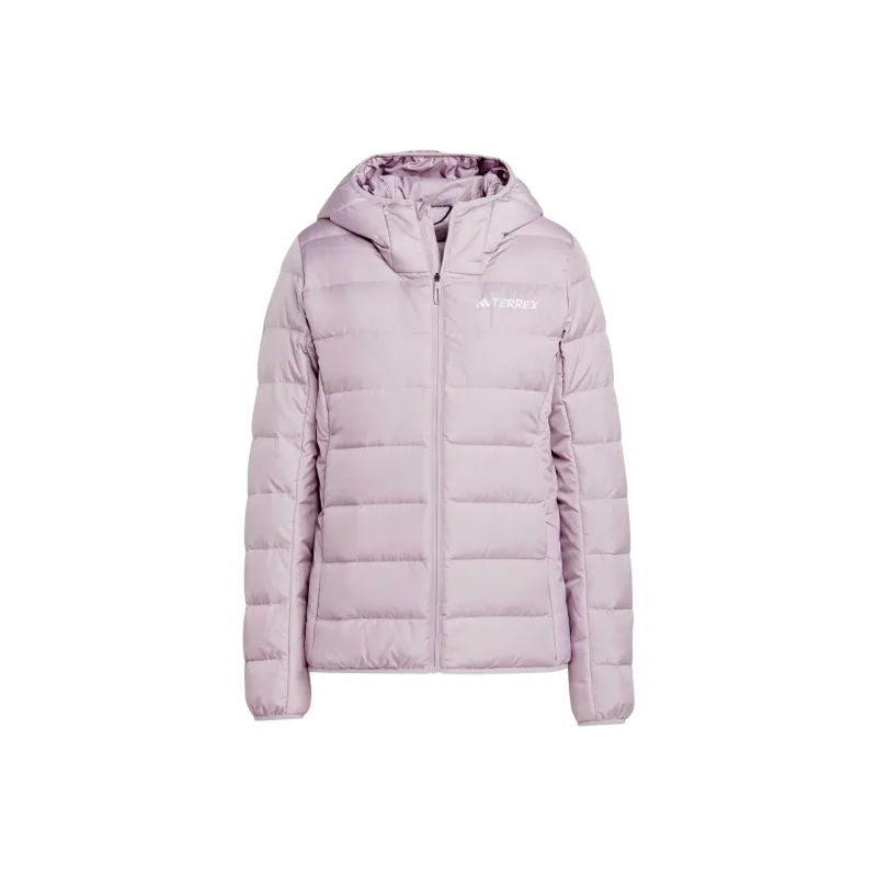 Adidas Terrex Multi Light Down Hooded Jacket Down Jacket Women's Purple-0