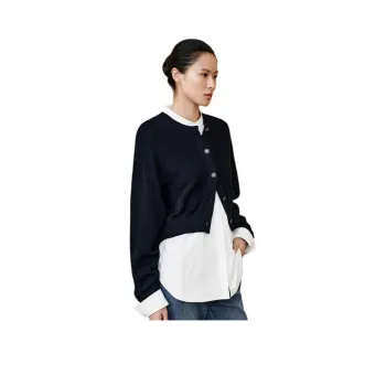 INSUN Shirts Women's Navy Blue