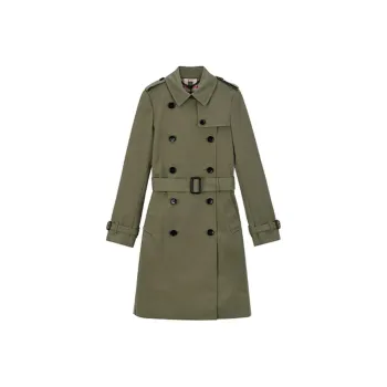 Burberry Coats Women's Khaki