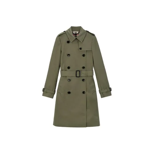 Burberry Coats Women's Khaki