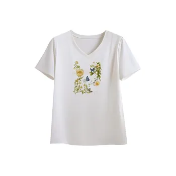 LUYOUYE T Shirts Women's White