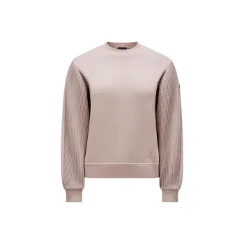 Moncler Logo Patch Panelled Sweatshirt