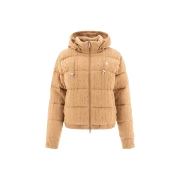 Polo Ralph Lauren Knitted Hooded Down Coat