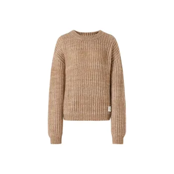 JZ. ANNAKRO Knitwear Women's Floral Camel