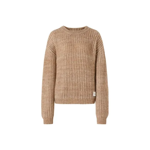 JZ. ANNAKRO Knitwear Women's Floral Camel