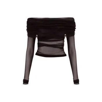 Christopher Esber Veiled Silk Top