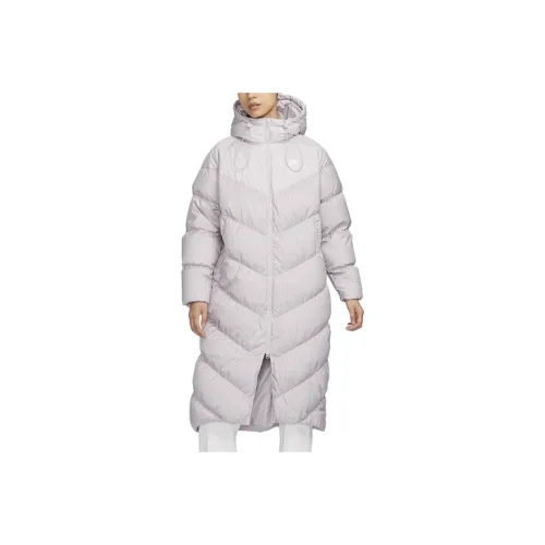 Nike Down Jacket Women's Gray Purple
