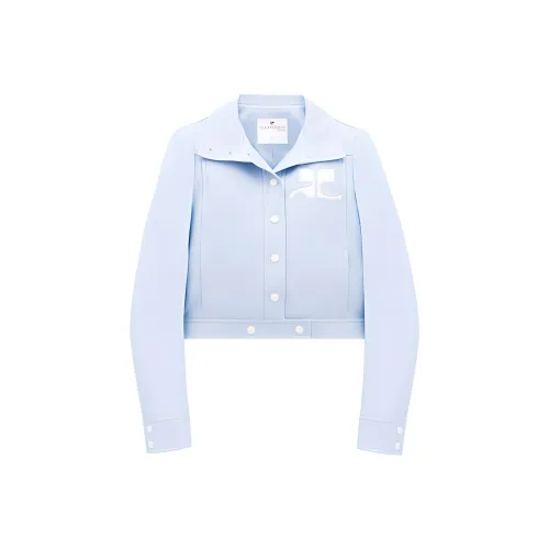 COURREGES Reedition Vinyl Jacket 'Pastel Blue'
