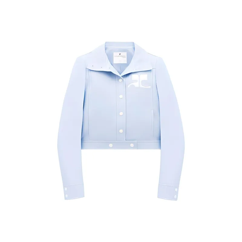 Courrèges Reedition Vinyl Jacket 'Pastel Blue'-0