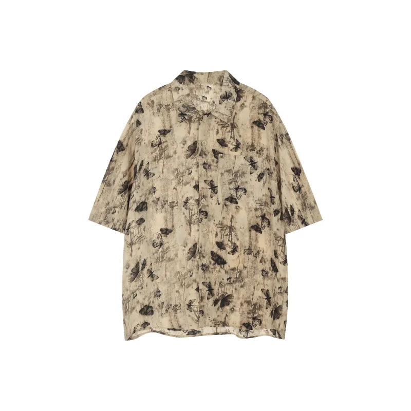 Vine Color Shirt Unisex Apricot-0