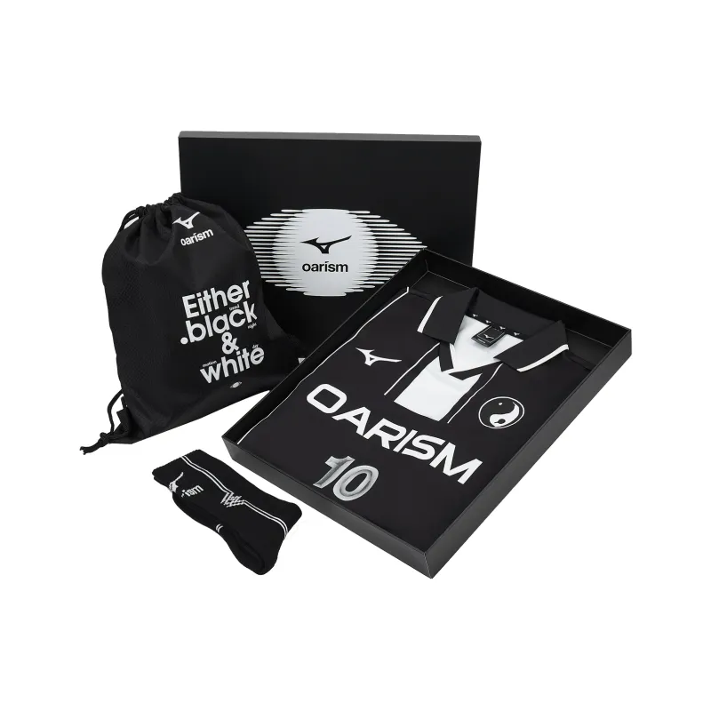 Mizuno x Oarism T Shirt Box Included Unisex Obsidian Black-1