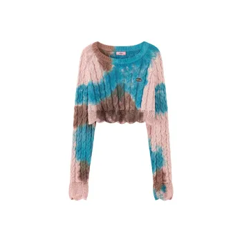 CHUU Knitwear Women's Pink Tie Dye