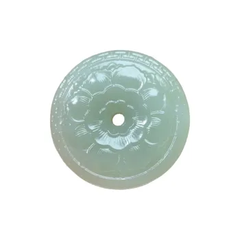 BUDOUXIAOAI Hetian Jade Pendants White Jade/Pale Greenish White Jade Unisex