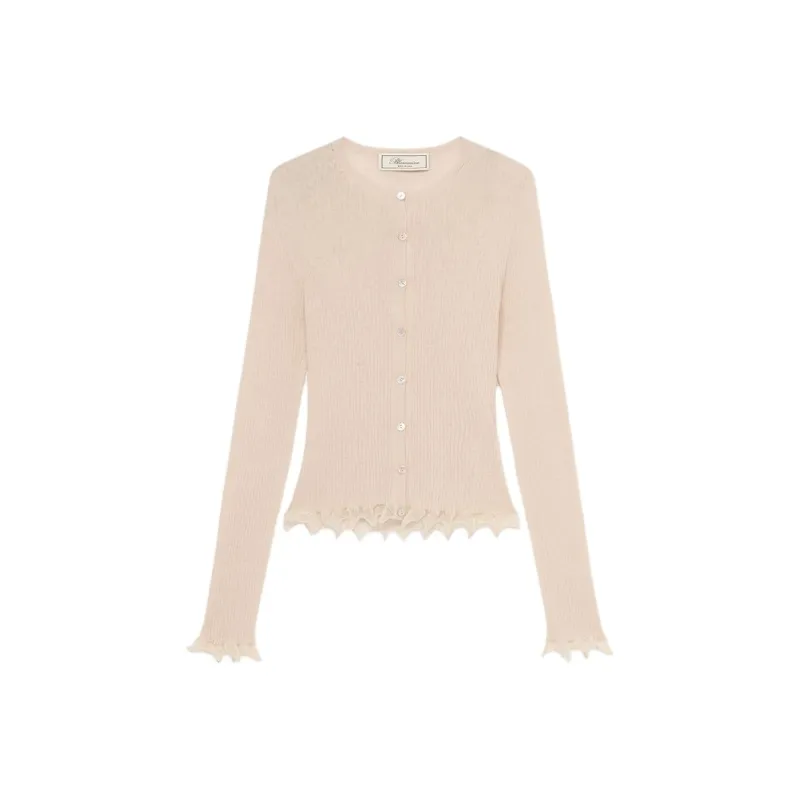 Blumarine Ruffled trim Cardigan-0