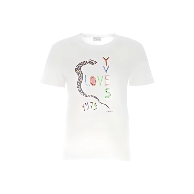 SAINT LAURENT T Shirt Women's White-0
