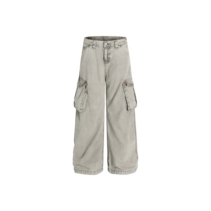 GBXM Cargo Pants Unisex Gray-0