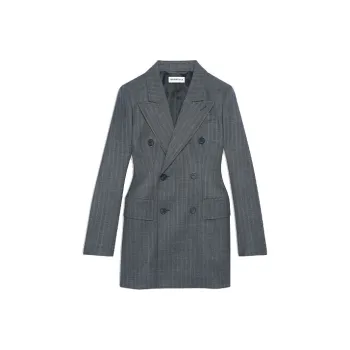 Balenciaga Women'ss Hourglass Blazer Grey