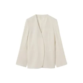 TOTEME Collarless Single-breasted Blazer
