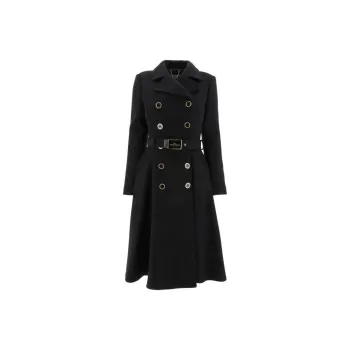 Elisabetta Franchi Coats Women's Black