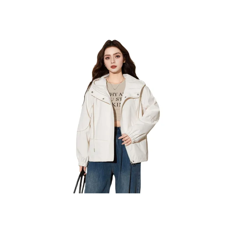 FAWENXIANGZI Jackets & Coats Women's-1