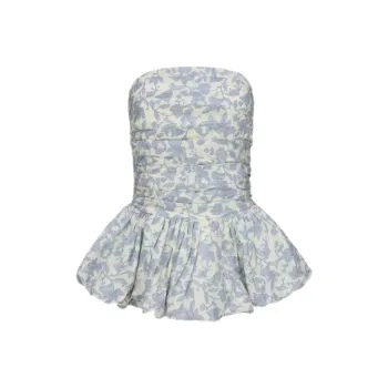 ABBY GODDESS Strapless Top Women's Blue