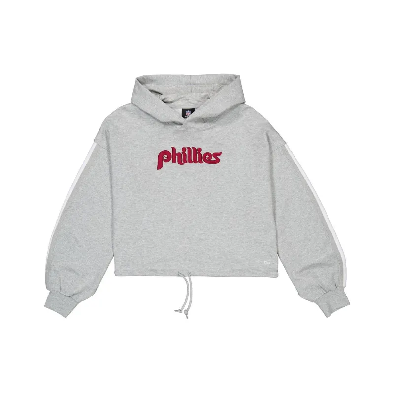 New Era SS24 Philadelphia Phillies Sweatshirt Women's Gray-0