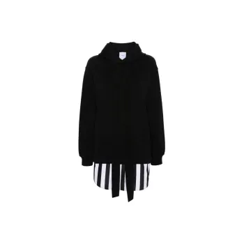Patou Trompe l'oeil Hoodie Dress