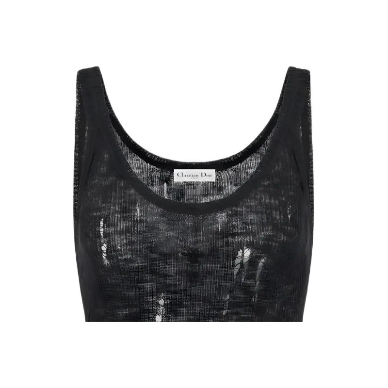 DIOR Tank Tops Women's Black-4