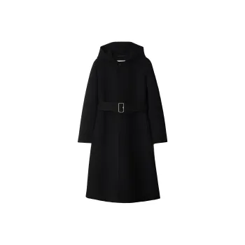 Burberry Hooded Wool cashmere Coat