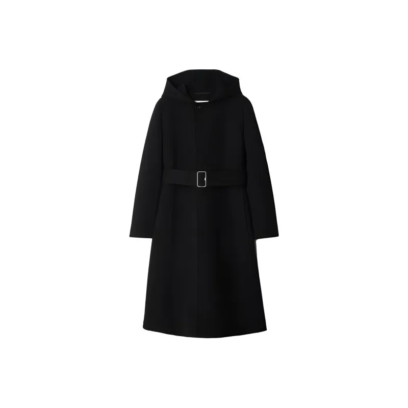 Burberry Hooded Wool cashmere Coat-0
