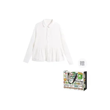 ZVJH Shirts Women's White