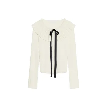 ZARA Knitwear Women's Frosted White