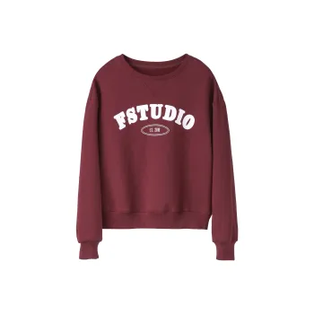 Fstudio Sweatshirt Women's Christmas Red