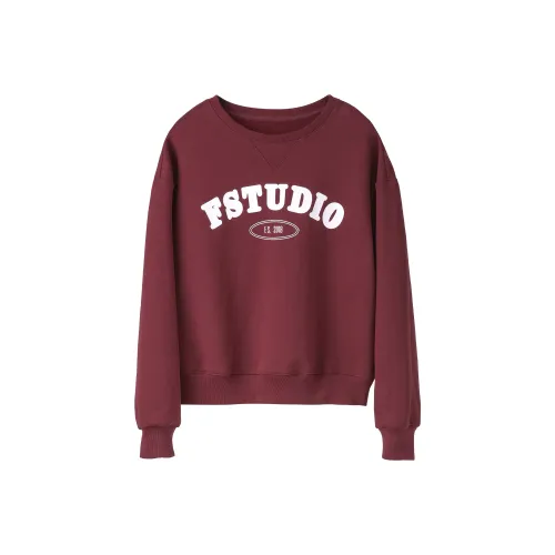 Fstudio Sweatshirt Women's Christmas Red