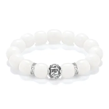 MUSHIFEN White Jade Bodhi Bracelets Unisex