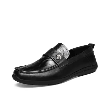 HAPPY DINO Men's Casual Shoes Men Low Top Black