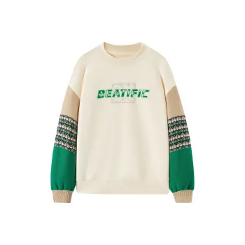 EICHITOO Sweatshirt Women's Ecru Trim