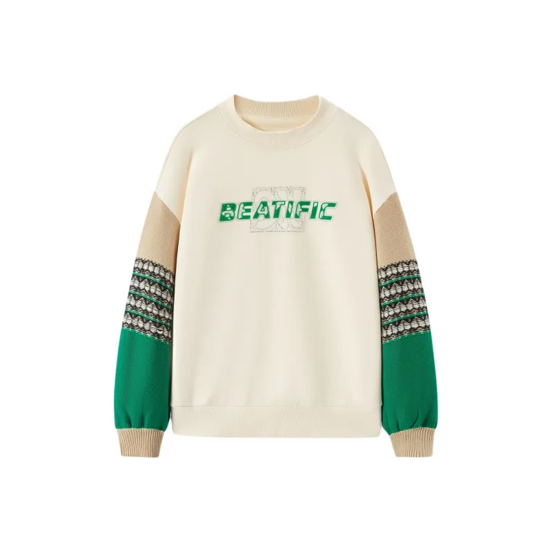 EICHITOO Sweatshirt Women's Ecru Trim-0