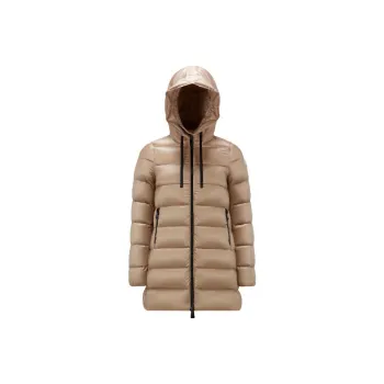 Moncler Zip Up Hooded Puffer Jacket