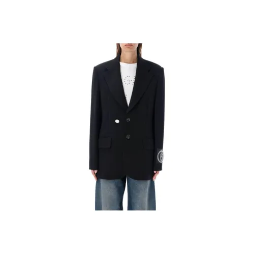MM6 Maison Margiela Single Breasted Blazer Jacket 'Black'