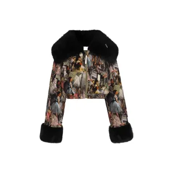 Selkie Collection Jackets & Coats Women's Degas Dance Class Oil Painting Print
