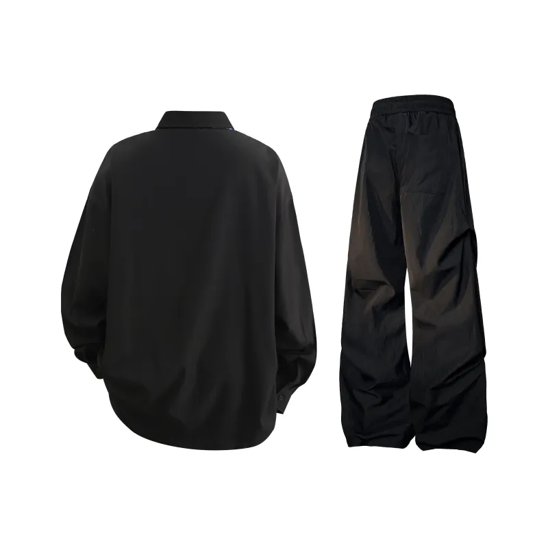 OGEK Casual Sportswear Unisex Black-1