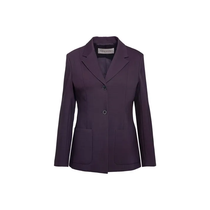 Valentino SS22 Business Suits Coats Women's Purple-0