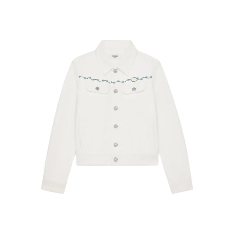 CELINE SS25 Jackets & Coats Women's White-0