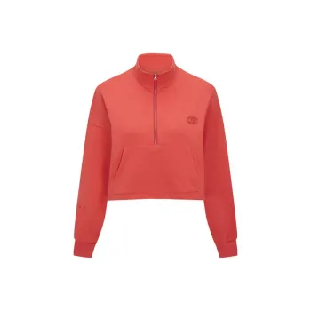 Particle Fever Sweatshirt Women's Orange Pink