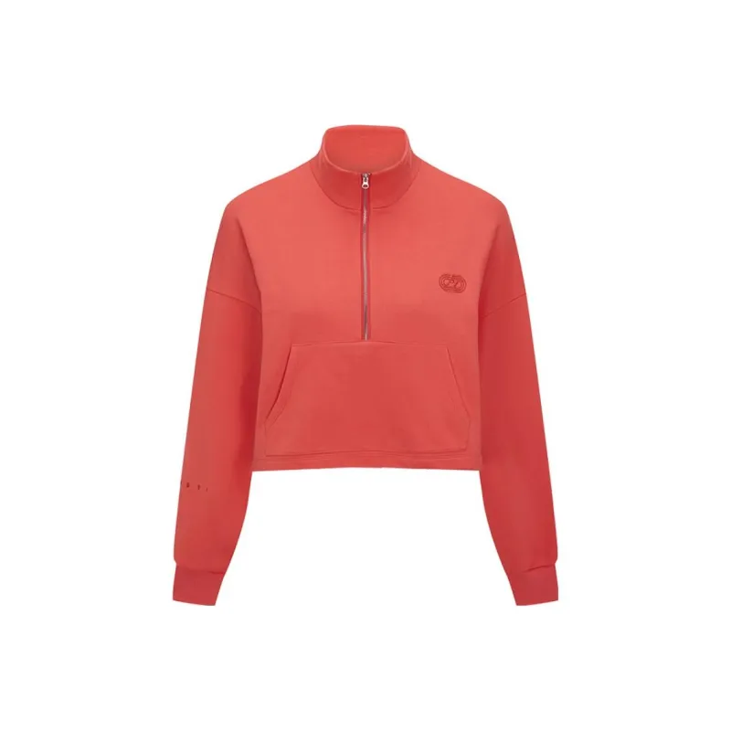 Particle Fever Sweatshirt Women's Orange Pink-0