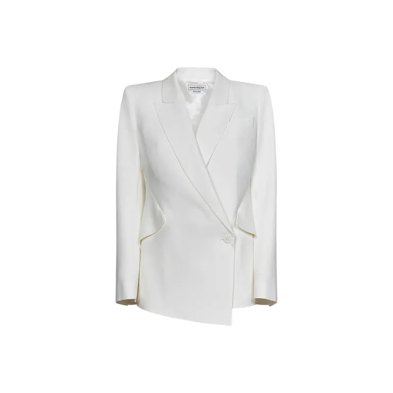 Alexander McQueen Asymmetric Single-Breasted Blazer-0