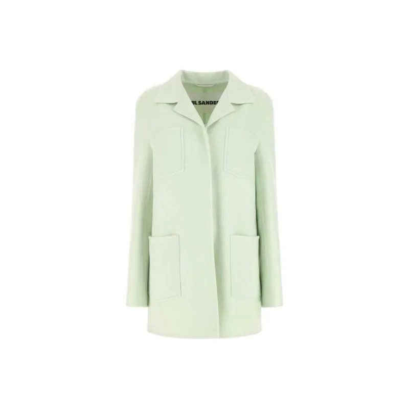 JIL SANDER Coats Women's Green-0
