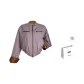 Purple with Leather (Shopping Bag)