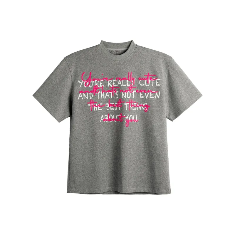 DBW DOUBLEWIN T Shirts Unisex Dark Heather Gray-0
